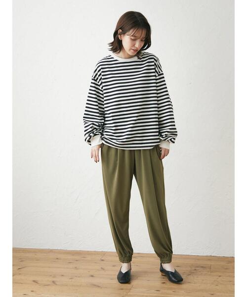 Sugar spoon（シュガースプーン）の「・SUGAR SPOON 速乾ジョガーパンツ（その他パンツ・レディース・ブラック/モカ/カーキ・FREE）」の4枚目の写真