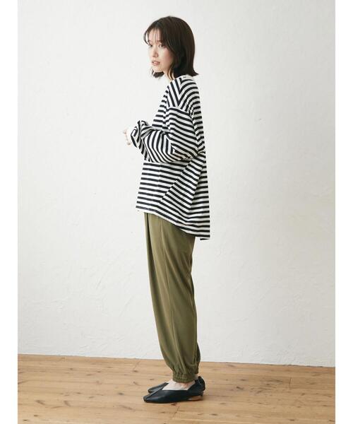 Sugar spoon（シュガースプーン）の「・SUGAR SPOON 速乾ジョガーパンツ（その他パンツ・レディース・ブラック/モカ/カーキ・FREE）」の5枚目の写真