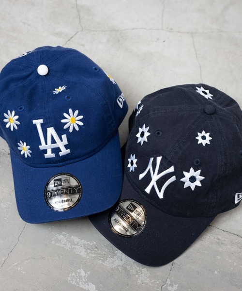 ニューエラ♡9TWENTY Flower Embroidery NEW ERA / 9TWENTY MLB Flower Embroidery