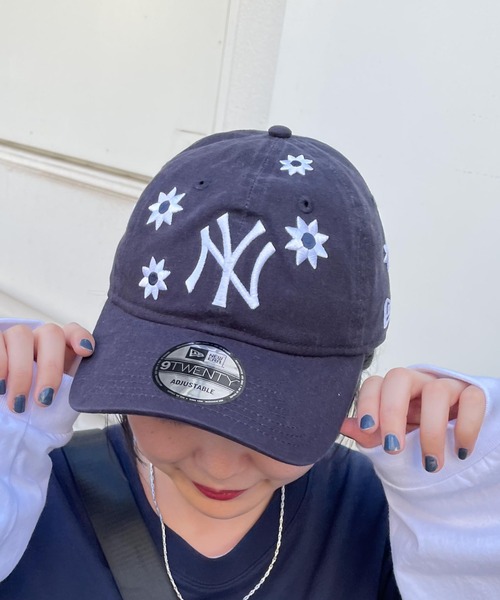 ニューエラ♡9TWENTY Flower Embroidery NEWERA ニューエラ 9TWENTY MLB Flower Embroidery ニューヨーク