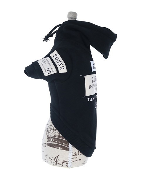 AVIREX（アヴィレックス）の「AVIREX/ステンシルパッチパーカー（ペットウェア・メンズ・ブラック/グレー・2L/3L/S/M/L/XS/3S/3M）」の12枚目の写真