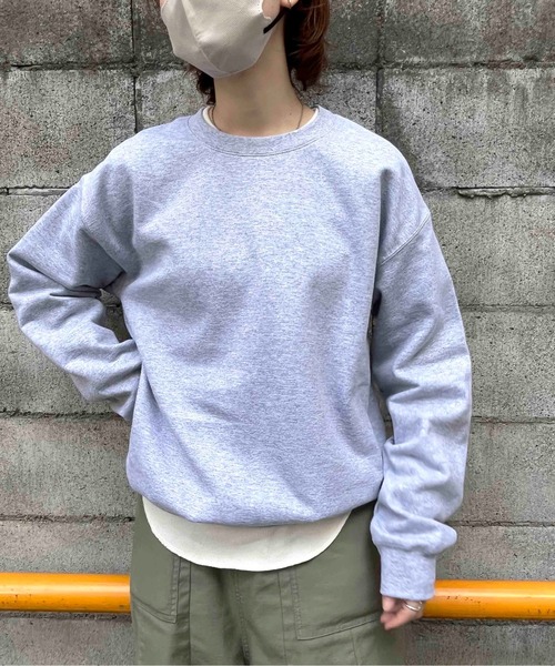 GILDAN（ギルダン）の「【GILDAN】ギルダン USAオーバーサイズ クルーネックスウェット　無地/プルオーバー/裏起毛（スウェット・メンズ・ロイヤルブルー/ネイビー/パープル/ライトグレー/ブラック/ダークグリーン/スカイブルー/ホワイト・L/M/LL）」の22枚目の写真