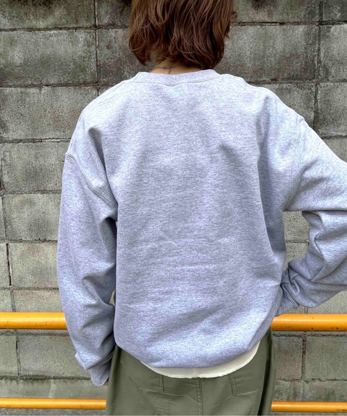 GILDAN（ギルダン）の「【GILDAN】ギルダン USAオーバーサイズ クルーネックスウェット　無地/プルオーバー/裏起毛（スウェット・メンズ・ロイヤルブルー/ネイビー/パープル/ライトグレー/ブラック/ダークグリーン/スカイブルー/ホワイト・L/M/LL）」の21枚目の写真