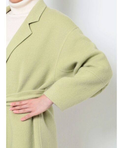 LAGUNAMOON(ラグナムーン)の「フォルムスリーブロングリバーコート(その他アウター・レディース・ホワイト/ベージュ/ライトグリーン・SMALL/MEDIUM)」の16枚目の写真