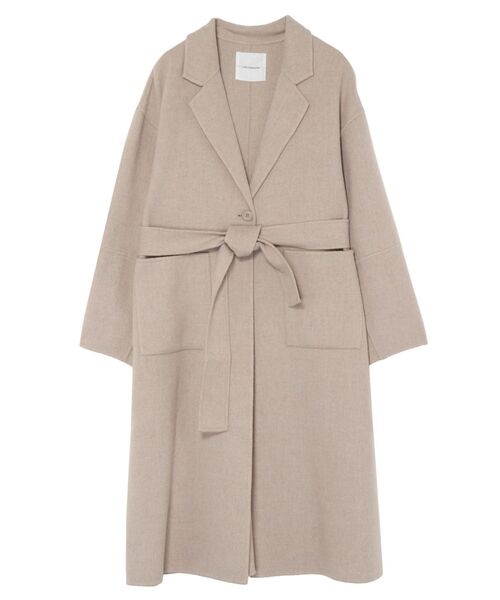 LAGUNAMOON(ラグナムーン)の「フォルムスリーブロングリバーコート(その他アウター・レディース・ホワイト/ベージュ/ライトグリーン・SMALL/MEDIUM)」の4枚目の写真