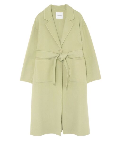 LAGUNAMOON(ラグナムーン)の「フォルムスリーブロングリバーコート(その他アウター・レディース・ホワイト/ベージュ/ライトグリーン・SMALL/MEDIUM)」の11枚目の写真