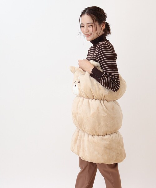 SHOO・LA・RUE(シューラルー)の「◆【シューラズー】ロールクッション(シューろーる)(クッション/クッションカバー・レディース・ホワイト/ベージュ/サンドベージュ・00)」の17枚目の写真