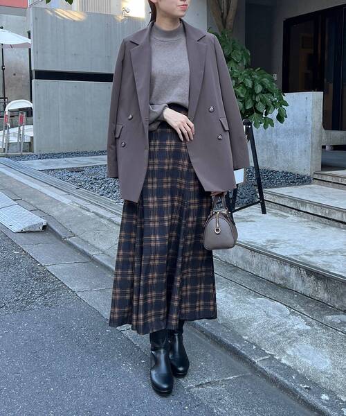 MAJESTIC LEGON(マジェスティックレゴン)の「ボリュームスリーブニット(ニット/セーター・レディース・アイボリー/ブラウン/ブルー/チャコールグレー・MEDIUM)」の13枚目の写真