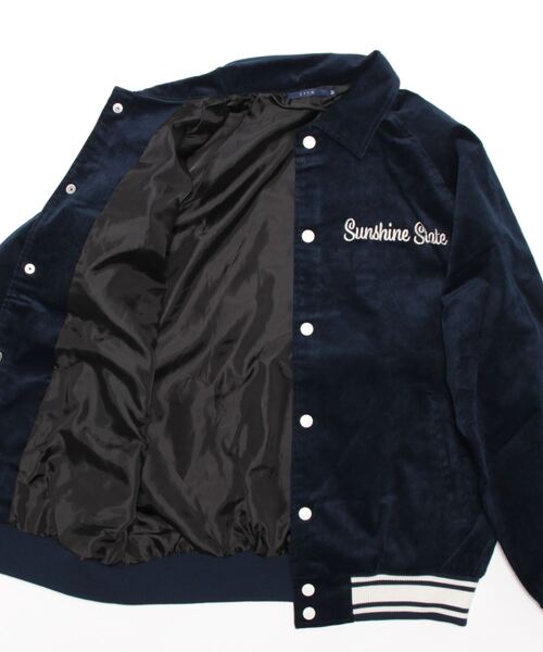 Champion ネイビー コーデュロイ スタジャン Lサイズ Champion ネイビー コーデュロイ スタジャン Lサイズ Champion