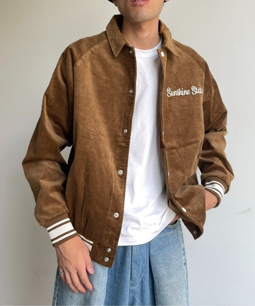 セール】襟付きコーデュロイスタジャン（スタジャン）｜CPCM（シーピー