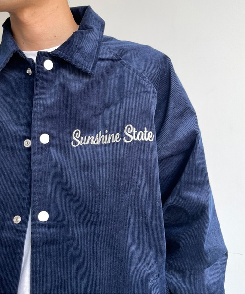 CPCM(シーピーシーエム)の「襟付きコーデュロイスタジャン(スタジャン・メンズ・キャメル/ネイビー・MEDIUM/LARGE)」の19枚目の写真