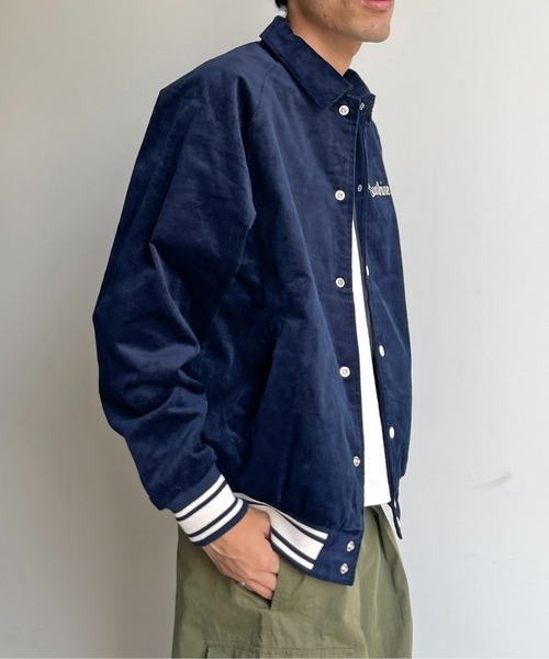 CPCM(シーピーシーエム)の「襟付きコーデュロイスタジャン(スタジャン・メンズ・キャメル/ネイビー・MEDIUM/LARGE)」の15枚目の写真