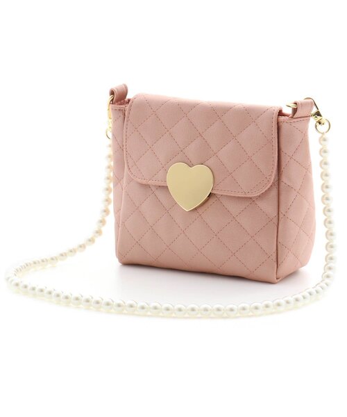 apres les cours（アプレレクール）の「キルティングポシェット（ショルダーバッグ・キッズ・ピンク/アイボリー・FREE）」の9枚目の写真