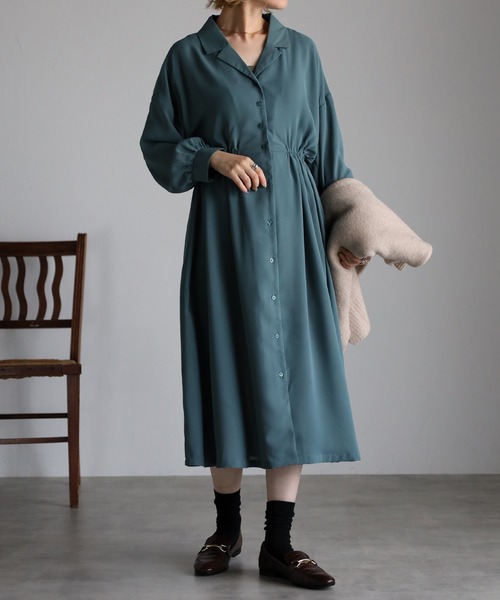 セール 柔らか開襟シャツワンピース シャツワンピース Yucca ユッカ のファッション通販 Zozotown