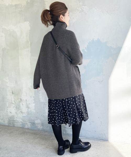 Spick & Span（スピックアンドスパン）の「ドットタックスカート（スカート・レディース・その他2/マルチ・36/38）」の6枚目の写真