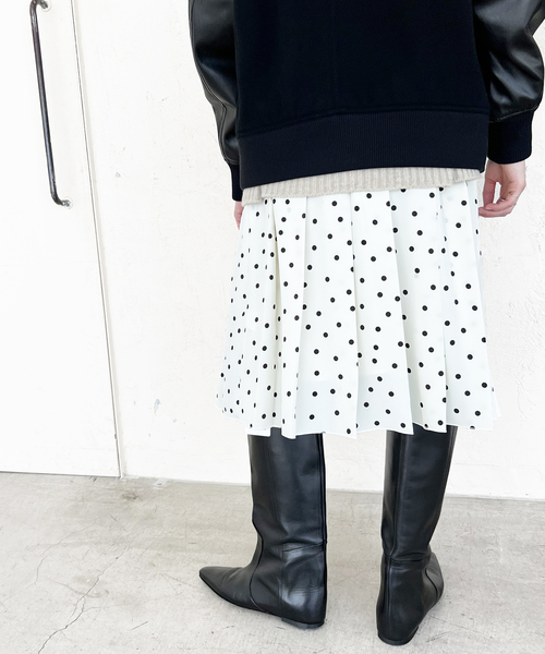 Spick & Span（スピックアンドスパン）の「ドットタックスカート（スカート・レディース・その他2/マルチ・36/38）」の18枚目の写真