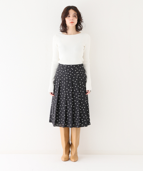 Spick & Span（スピックアンドスパン）の「ドットタックスカート（スカート・レディース・その他2/マルチ・36/38）」の19枚目の写真