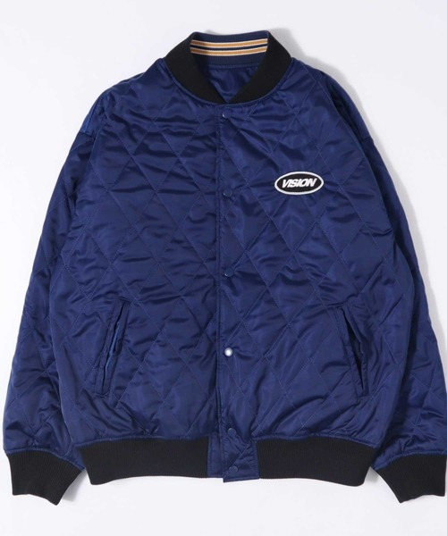 VISION STREET WEAR（ヴィジョンストリートウェア）の「【VISION STREET】中綿サテンブルゾン（ブルゾン・メンズ・ブラック/ネイビー・XL/L/M）」の12枚目の写真