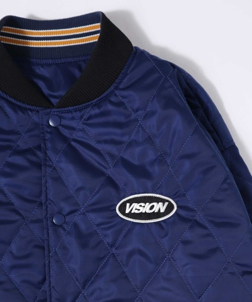 VISION STREET WEAR（ヴィジョンストリートウェア）の「【VISION STREET】中綿サテンブルゾン（ブルゾン・メンズ・ブラック/ネイビー・XL/L/M）」の14枚目の写真