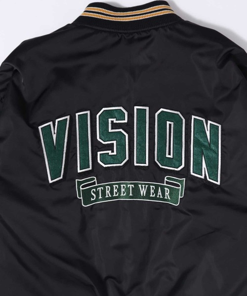 VISION STREET WEAR（ヴィジョンストリートウェア）の「【VISION STREET】中綿サテンブルゾン（ブルゾン・メンズ・ブラック/ネイビー・XL/L/M）」の16枚目の写真