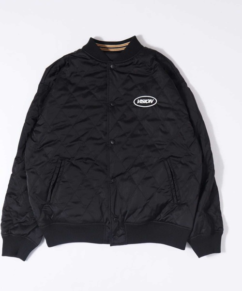 VISION STREET WEAR（ヴィジョンストリートウェア）の「【VISION STREET】中綿サテンブルゾン（ブルゾン・メンズ・ブラック/ネイビー・XL/L/M）」の10枚目の写真