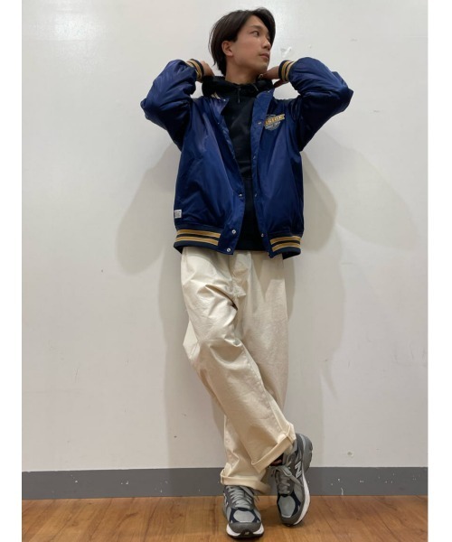 VISION STREET WEAR（ヴィジョンストリートウェア）の「【VISION STREET】中綿サテンブルゾン（ブルゾン・メンズ・ブラック/ネイビー・XL/L/M）」の19枚目の写真
