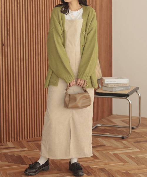 セール】コーデュロイジャンパースカート（ジャンパースカート）｜Isn