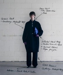 Omar Afridi（オマールアフリディ）の「COCOON COAT（ノーカラーコート