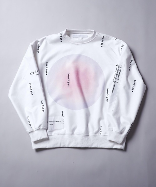 AFYF(エーエフワイエフ)の「AFYF SWEADE PATCH CREW2/ビッグシルエット スウェードパッチクルーネック(スウェット・メンズ・その他1/その他2/ワインレッド/その他/ブラック/ライトグレー/オリーブ/キャメル/ダークグレー/グリーン系その他/ブラック系その他・FREE)」の9枚目の写真