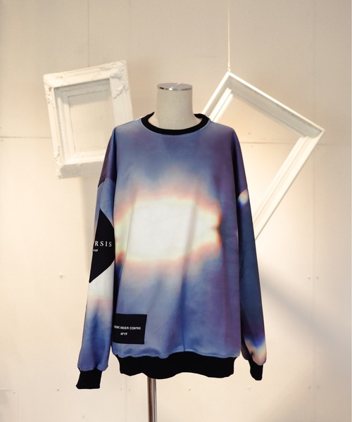 AFYF(エーエフワイエフ)の「AFYF SWEADE PATCH CREW2/ビッグシルエット スウェードパッチクルーネック(スウェット・メンズ・その他1/その他2/ワインレッド/その他/ブラック/ライトグレー/オリーブ/キャメル/ダークグレー/グリーン系その他/ブラック系その他・FREE)」の12枚目の写真