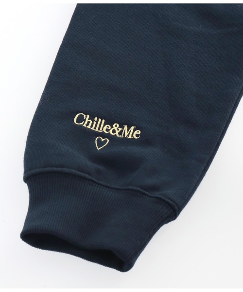 CHILLE（チル）の「MELLOW刺繍スウェットプルオーバー（スウェット・レディース・ネイビー/アイボリー/ピンク・FREE）」の9枚目の写真