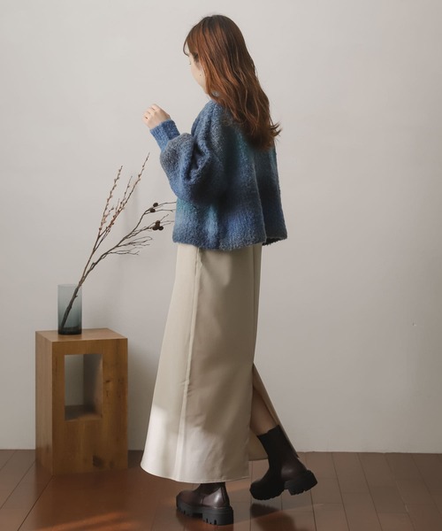 SENSE OF PLACE by URBAN RESEARCH（センスオブプレイスバイアーバンリサーチ）の「ブークレグラデーションセーター（ニット/セーター・レディース・グリーン系その他/ピンク系その他/ブルー系その他/ブラウン系その他・ONE）」の11枚目の写真