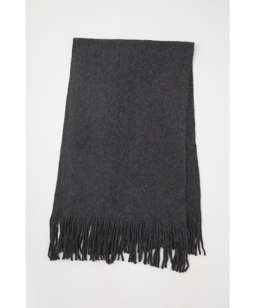 AZUL by moussy（アズールバイマウジー）の「KNIT FRINGE STOLE/ニットフリンジストール（ストール/ショール・レディース・ライトベージュ/ピンク/チャコールグレー/ターコイズブルー/オレンジ系その他・FREE）」の9枚目の写真