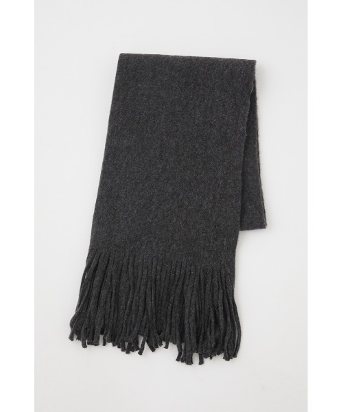 AZUL by moussy（アズールバイマウジー）の「KNIT FRINGE STOLE/ニットフリンジストール（ストール/ショール・レディース・ライトベージュ/ピンク/チャコールグレー/ターコイズブルー/オレンジ系その他・FREE）」の10枚目の写真