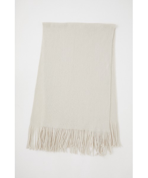 AZUL by moussy（アズールバイマウジー）の「KNIT FRINGE STOLE/ニットフリンジストール（ストール/ショール・レディース・ライトベージュ/ピンク/チャコールグレー/ターコイズブルー/オレンジ系その他・FREE）」の17枚目の写真