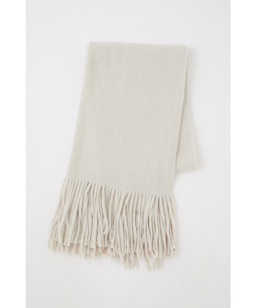 AZUL by moussy（アズールバイマウジー）の「KNIT FRINGE STOLE/ニットフリンジストール（ストール/ショール・レディース・ライトベージュ/ピンク/チャコールグレー/ターコイズブルー/オレンジ系その他・FREE）」の18枚目の写真