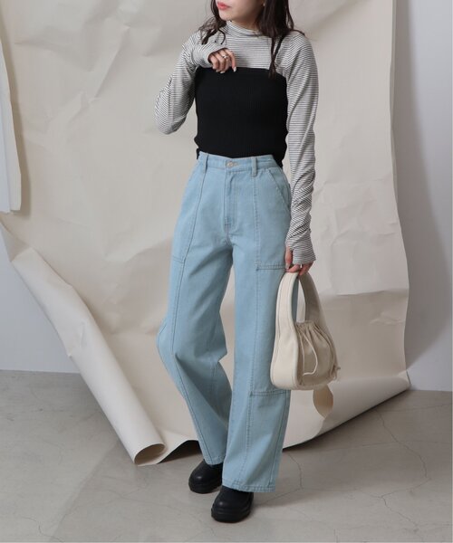 RAY CASSIN（レイカズン）の「2wayニットビスチェ（チューブトップ・レディース・ブラック/グレー・FREE）」の12枚目の写真