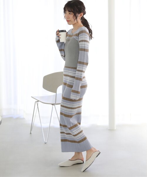 RAY CASSIN（レイカズン）の「2wayニットビスチェ（チューブトップ・レディース・ブラック/グレー・FREE）」の15枚目の写真