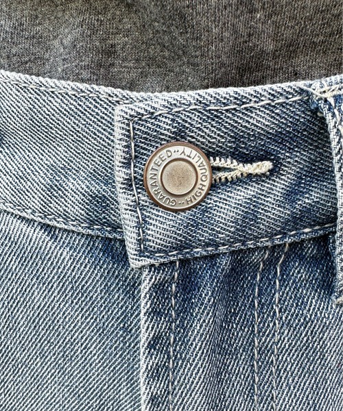 feepur（フェピュール）の「サイドスリットストレートワイドデニム（デニムパンツ・レディース・ブラック/ブルー/サックスブルー・MEDIUM/SMALL）」の13枚目の写真