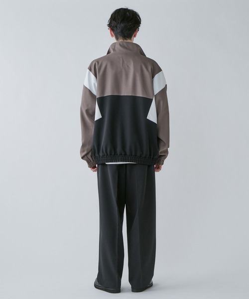 LUCY（ルーシー）の「LUCY/イージーケア カラーブロックブルゾン（ナイロンジャケット・メンズ・ブルー/ブラウン・MEDIUM/LARGE）」の7枚目の写真