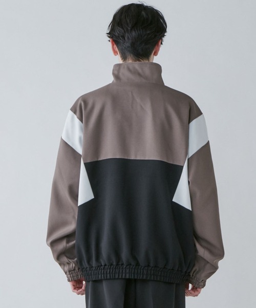 LUCY（ルーシー）の「LUCY/イージーケア カラーブロックブルゾン（ナイロンジャケット・メンズ・ブルー/ブラウン・MEDIUM/LARGE）」の15枚目の写真