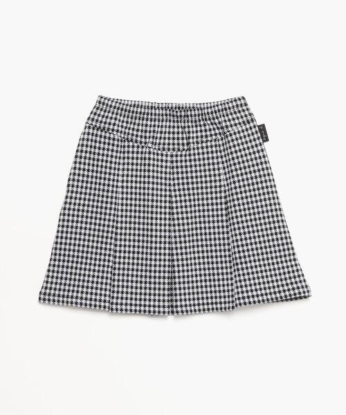agnes b.,JHN0 E JUPE キッズ ハンドトゥース ボックスプリーツ 