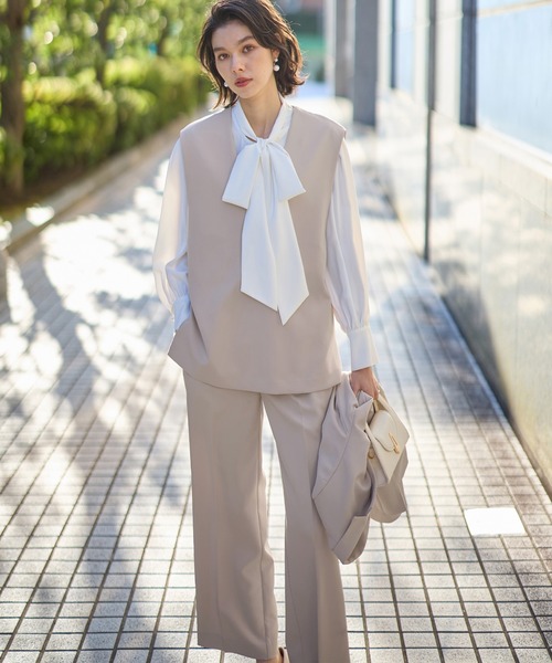 セール】【オケージョン対応】着回しベスト＆ジャケット3点