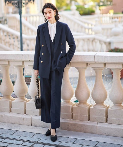 未使用級✨GeeRA 着回しベスト＆ジャケット3点セットアップスーツ セール】【オケージョン対応】着回しベスト＆ジャケット3点