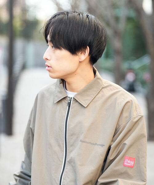 Manhattan Portage（マンハッタンポーテージ）の「Manhattan Portage x B:MING by BEAMS / 別注 CORDURA(R) ジップ ブルゾン（ナイロンジャケット・メンズ・オリーブ/ダークブルー/ブラック・LARGE/SMALL/MEDIUM）」の6枚目の写真