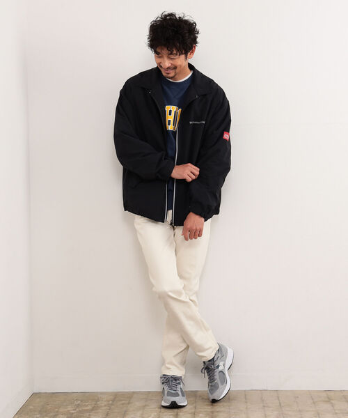 Manhattan Portage（マンハッタンポーテージ）の「Manhattan Portage x B:MING by BEAMS / 別注 CORDURA(R) ジップ ブルゾン（ナイロンジャケット・メンズ・オリーブ/ダークブルー/ブラック・LARGE/SMALL/MEDIUM）」の10枚目の写真