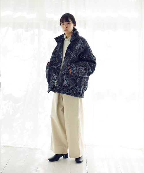 Air Tokyo（エアートウキョー）の「フロントタック ワイドストレート デニムパンツ & カツラギパンツ（チノパンツ・メンズ・アイボリー/インディゴブルー/ブラック・MEDIUM/LARGE）」の12枚目の写真