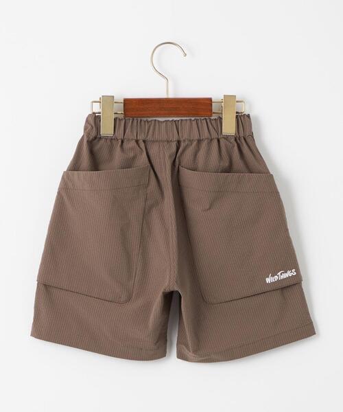 WILD THINGS(ワイルドシングス)の「【別注】<WILD THINGS> TJ EX WT GATHERING ショートパンツ 110-130cm(その他パンツ・キッズ・ブラウン/ダークグレー・S(120-130cm)/XS(110-120cm))」の3枚目の写真