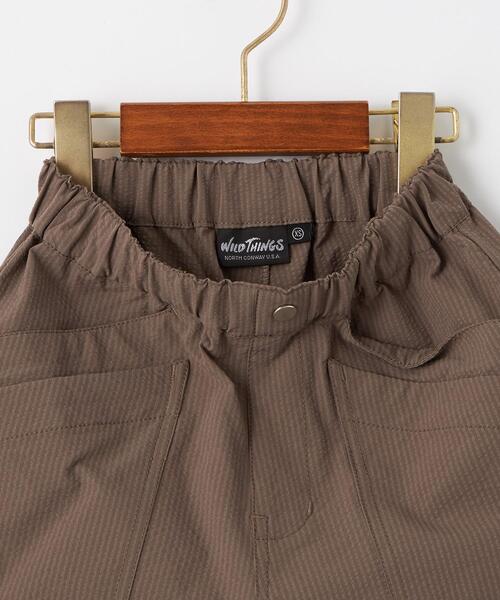 WILD THINGS(ワイルドシングス)の「【別注】<WILD THINGS> TJ EX WT GATHERING ショートパンツ 110-130cm(その他パンツ・キッズ・ブラウン/ダークグレー・S(120-130cm)/XS(110-120cm))」の4枚目の写真
