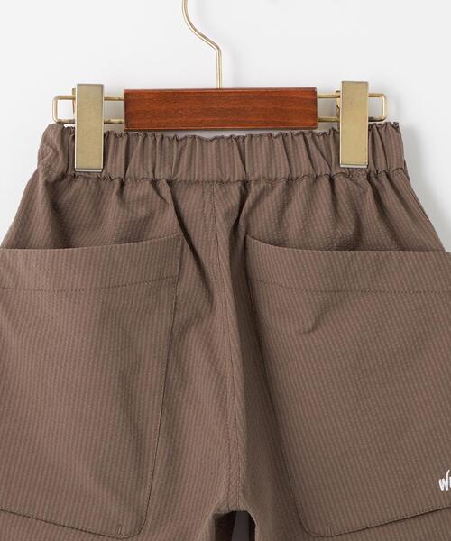 WILD THINGS(ワイルドシングス)の「【別注】<WILD THINGS> TJ EX WT GATHERING ショートパンツ 110-130cm(その他パンツ・キッズ・ブラウン/ダークグレー・S(120-130cm)/XS(110-120cm))」の5枚目の写真